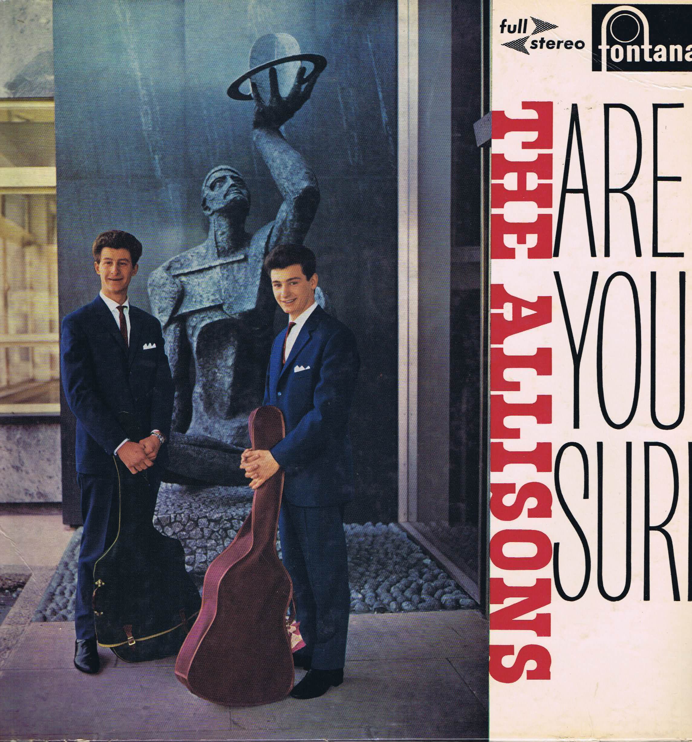 The Allisons - Are You Sure - Fontana STFL 558 - LP Vinyl Record