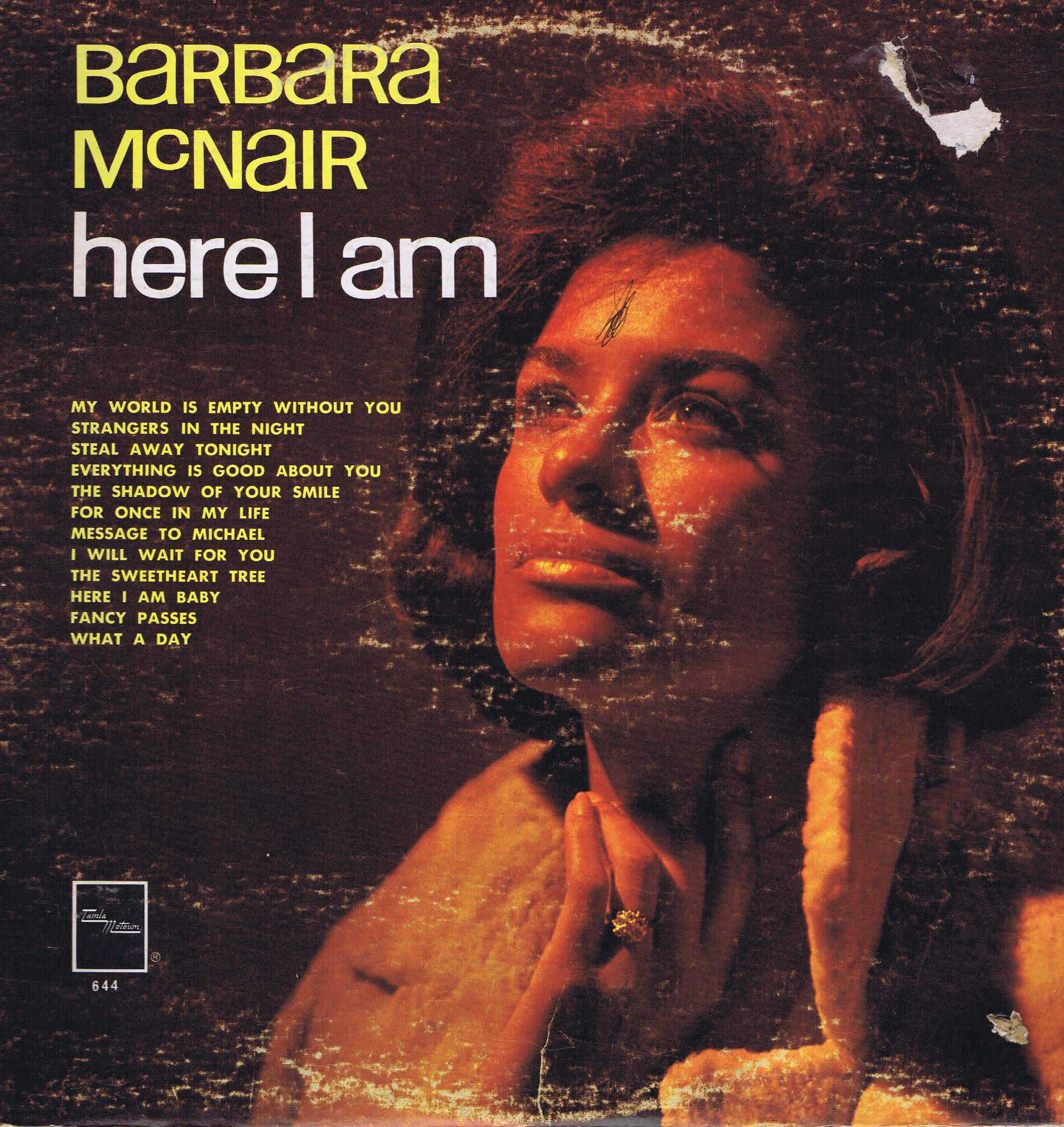 Barbara McNair - Here I Am - Canada Motown MO 664 – LP Vinyl Record