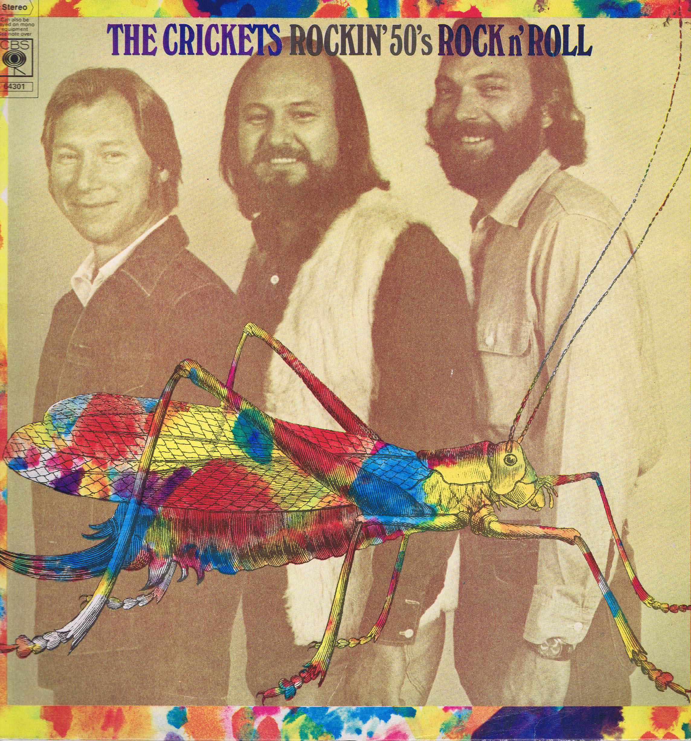 The Crickets – Rockin' 50's Rock & Roll – A1/B1 - CBS 64301 - LP Vinyl Record
