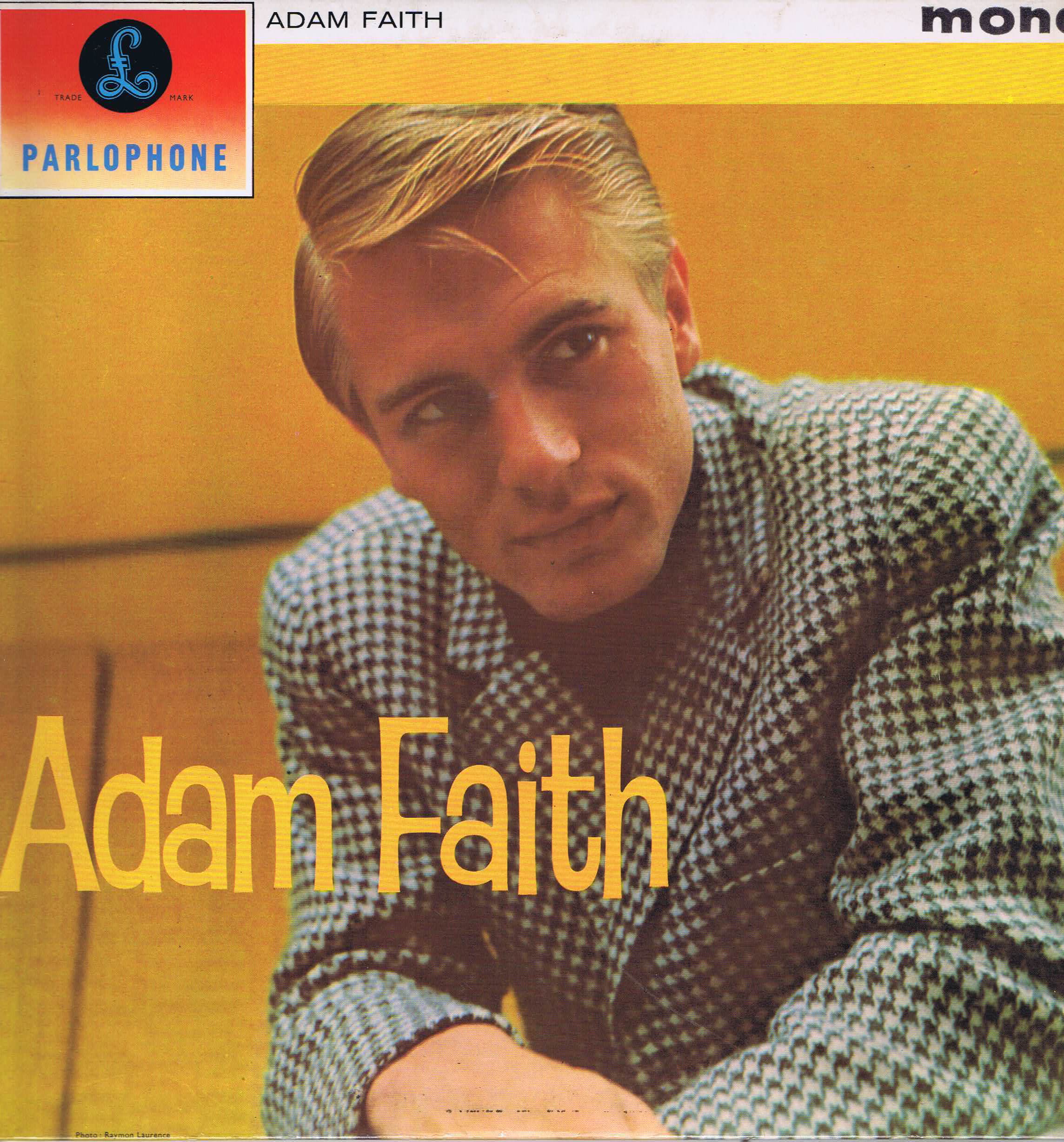Adam Faith - Adam Faith - PMC 1162 - 1N/1N Black/Gold - LP Vinyl Record