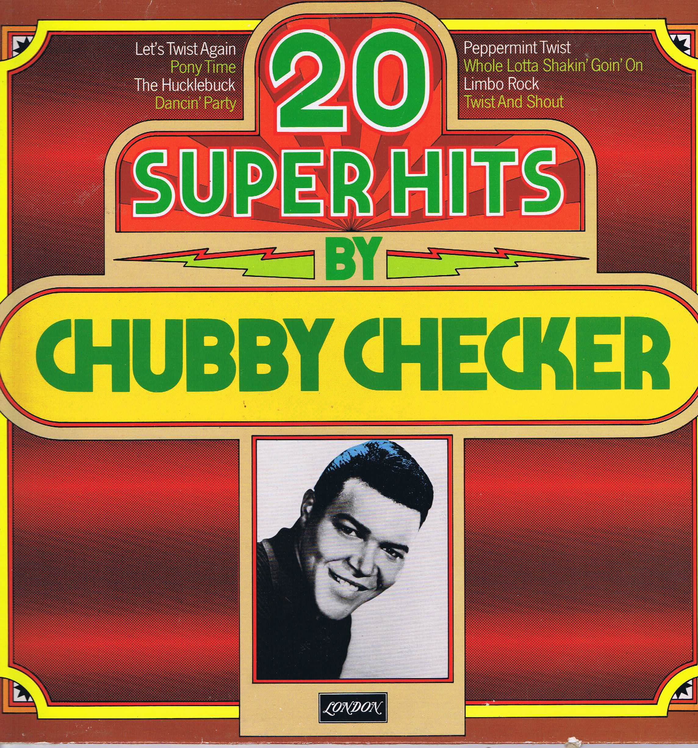 Chubby Checker - 20 Super Hits - 6.23486 LP #chubbychecker