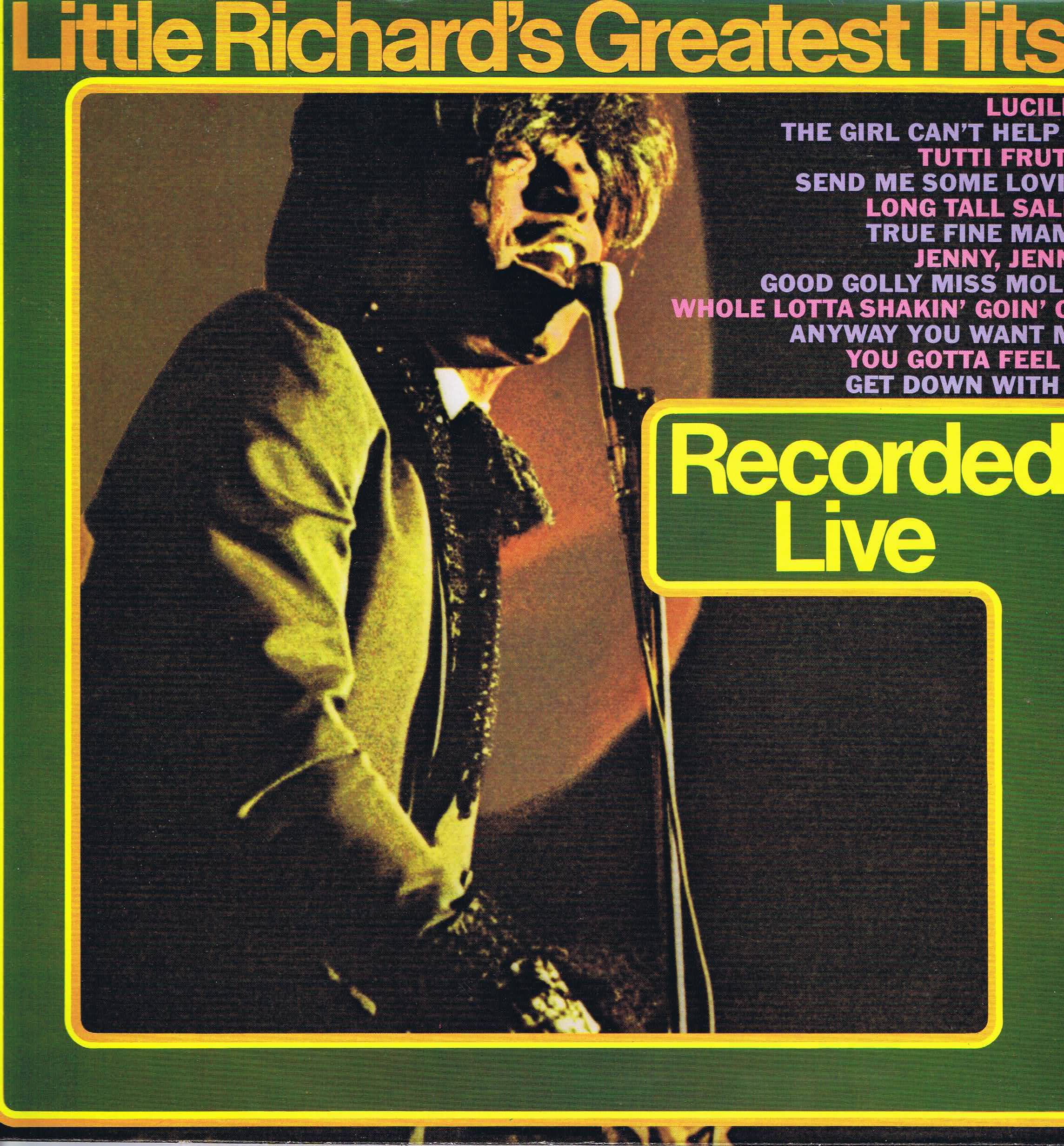 Little Richard's Greatest Hits - CBS 32185 - LP #littlerichard