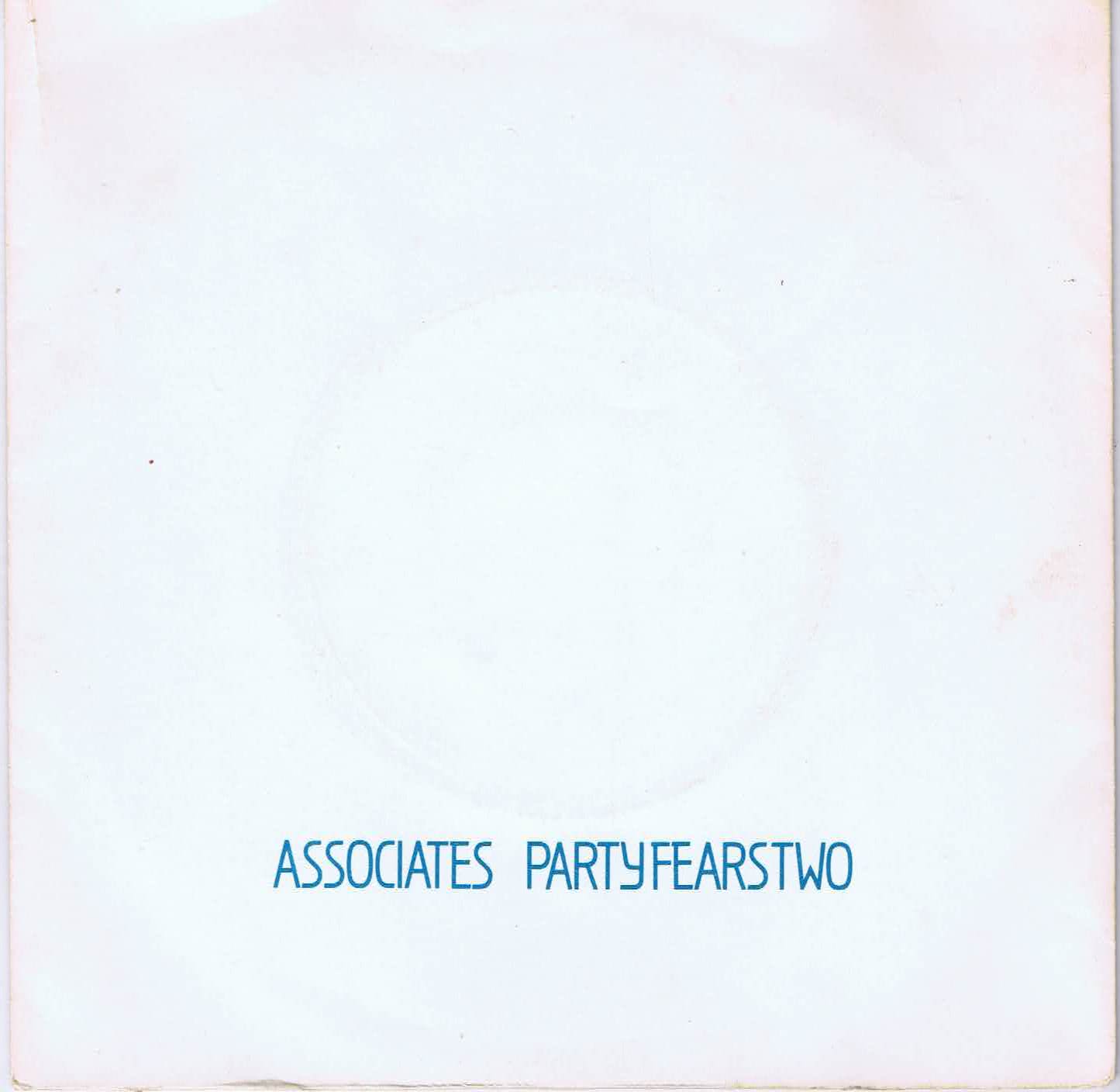 Associates - Party Fears Two - ASC1 - 7-inch Vinyl
