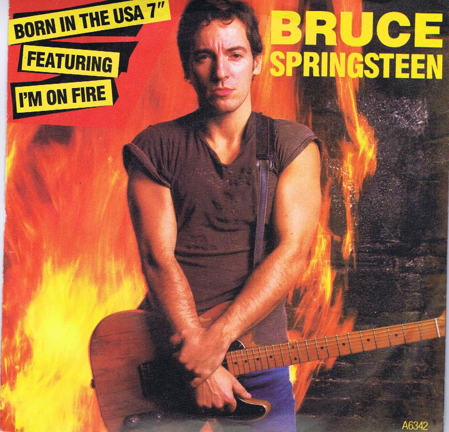 Bruce Springsteen - I'm On Fire / Born In The USA - 7-inch Record