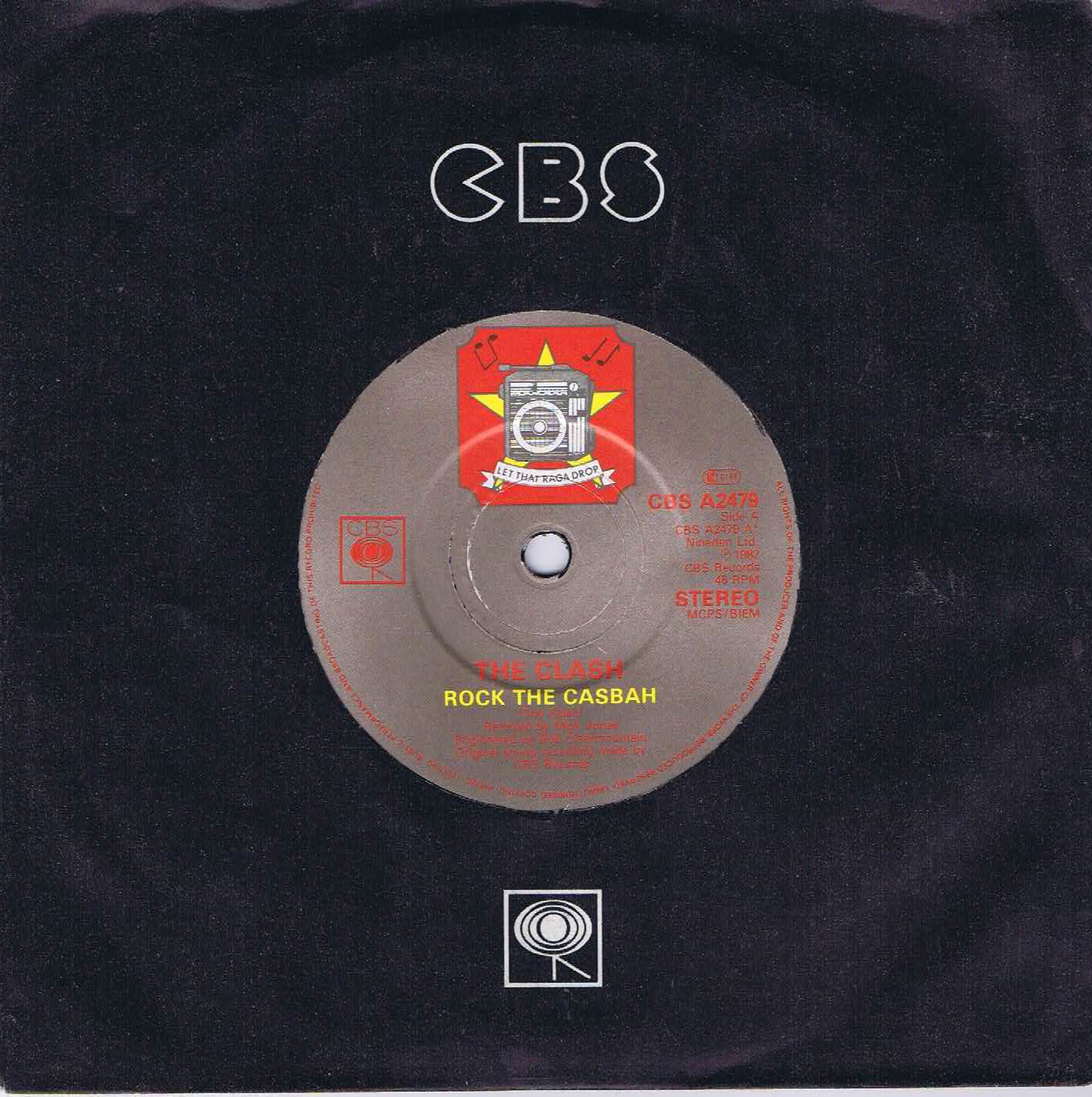 The Clash - Rock The Casbah - 7-inch Vinyl Record #theclash