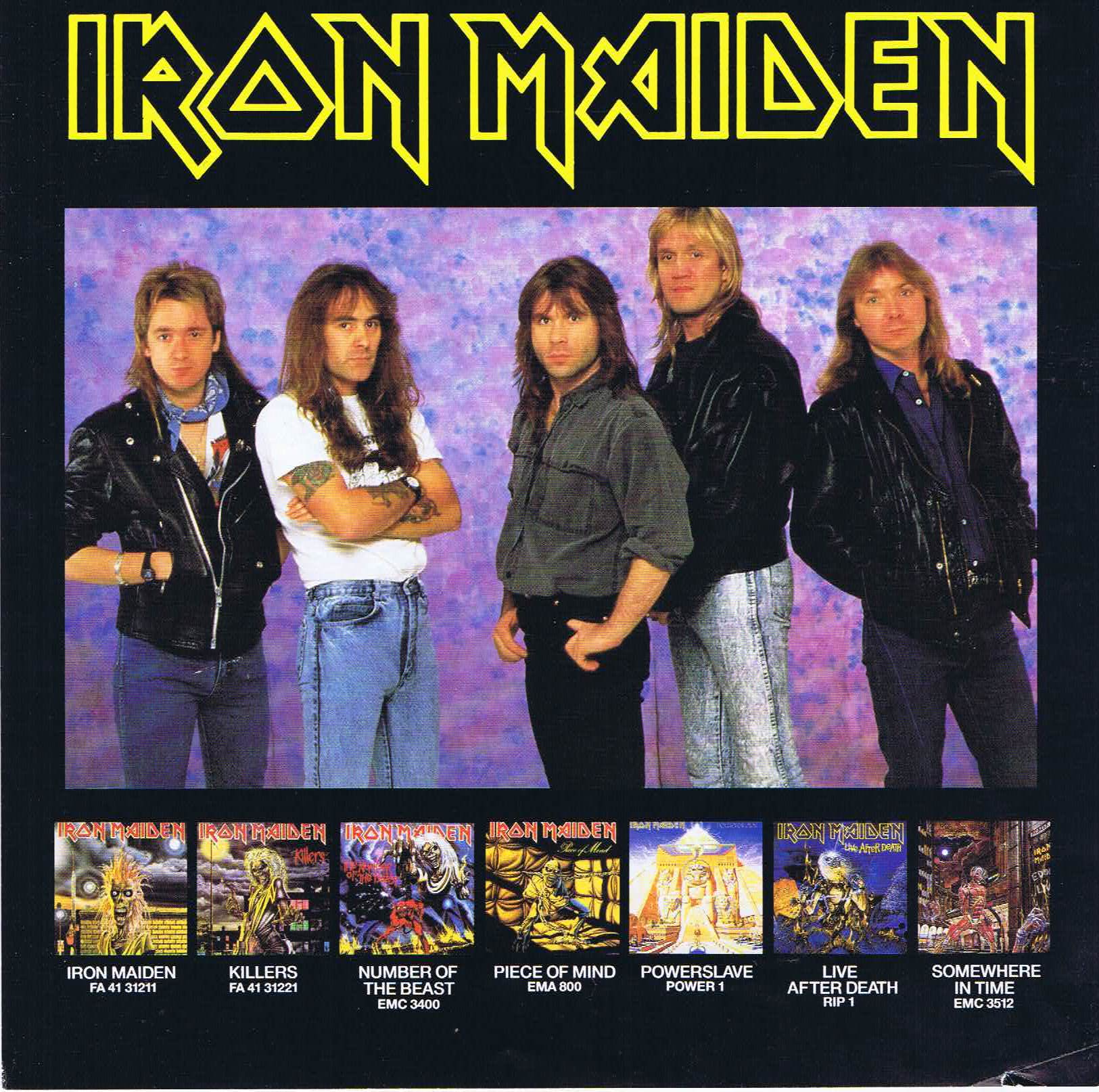Iron Maiden - Seventh Son of a Seventh Son - Signed by Bruce Dickinson #ironmaiden Iron Maiden - Seventh Son of a Seventh Son - Signed by Bruce Dickinson #ironmaiden
