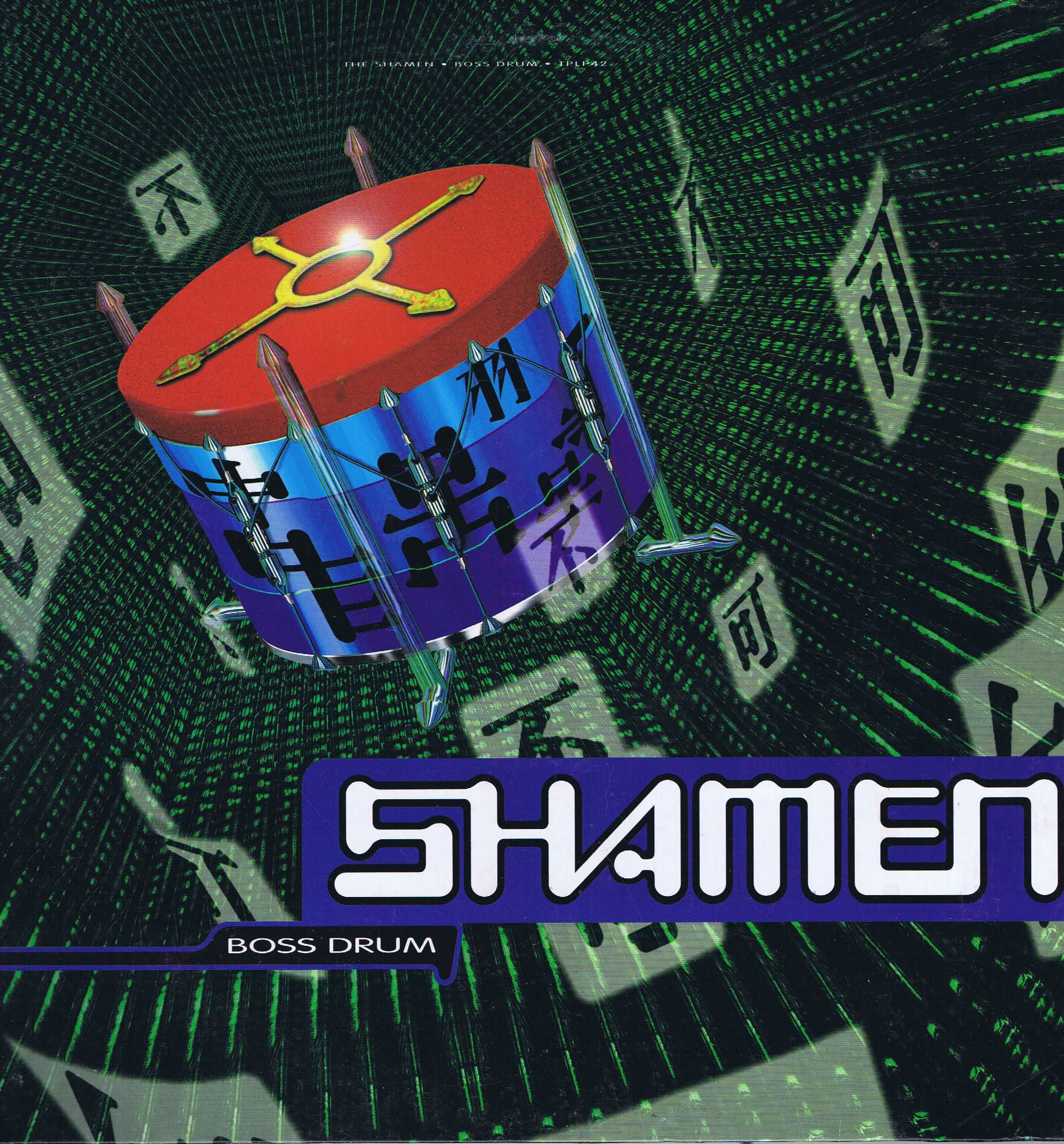 The Shamen - Boss Drum - One Little Indian TPLP42 - LP Vinyl Record