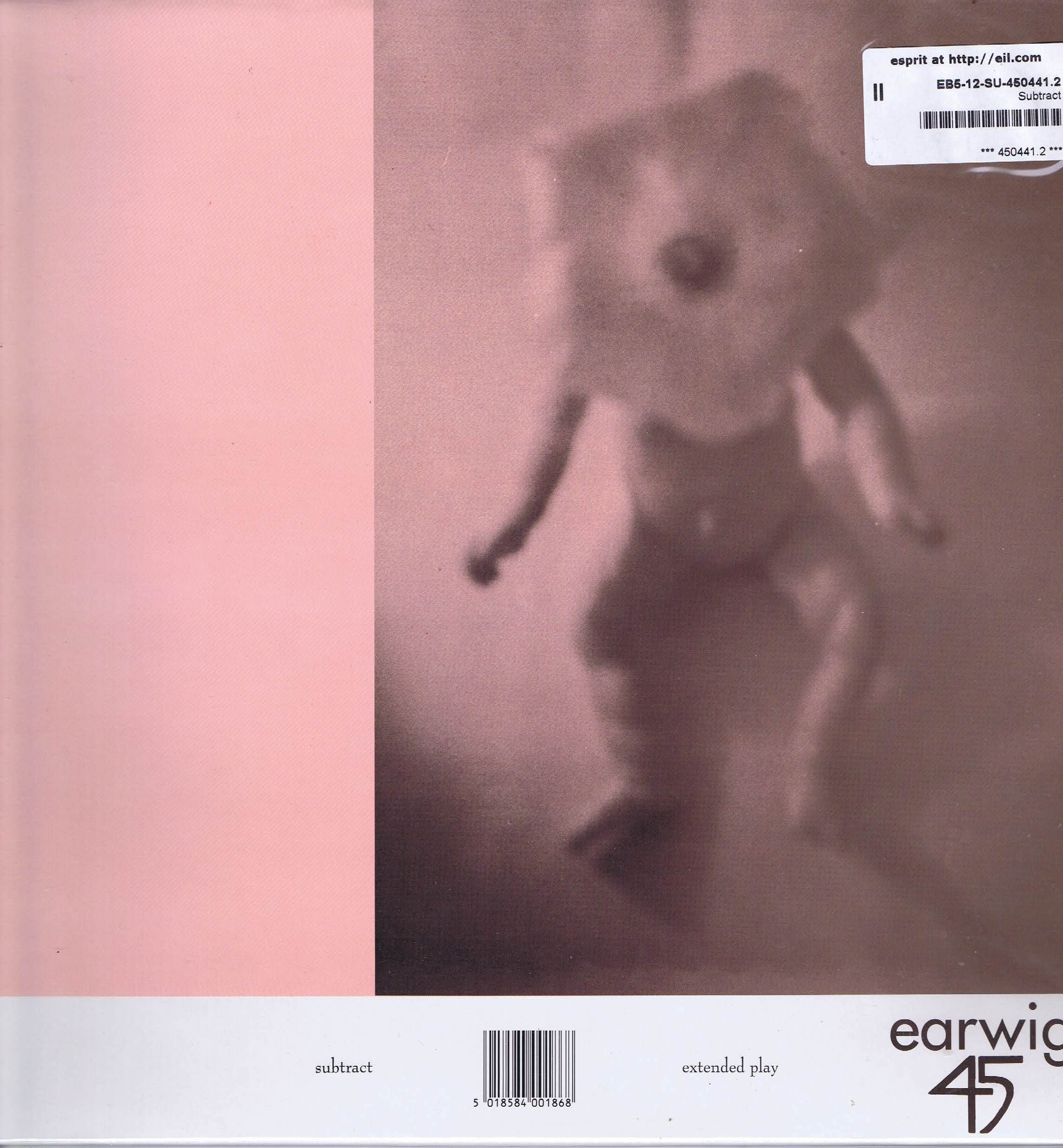 Earwig – Subtract - La-di-da 019 - 12-inch Vinyl Record