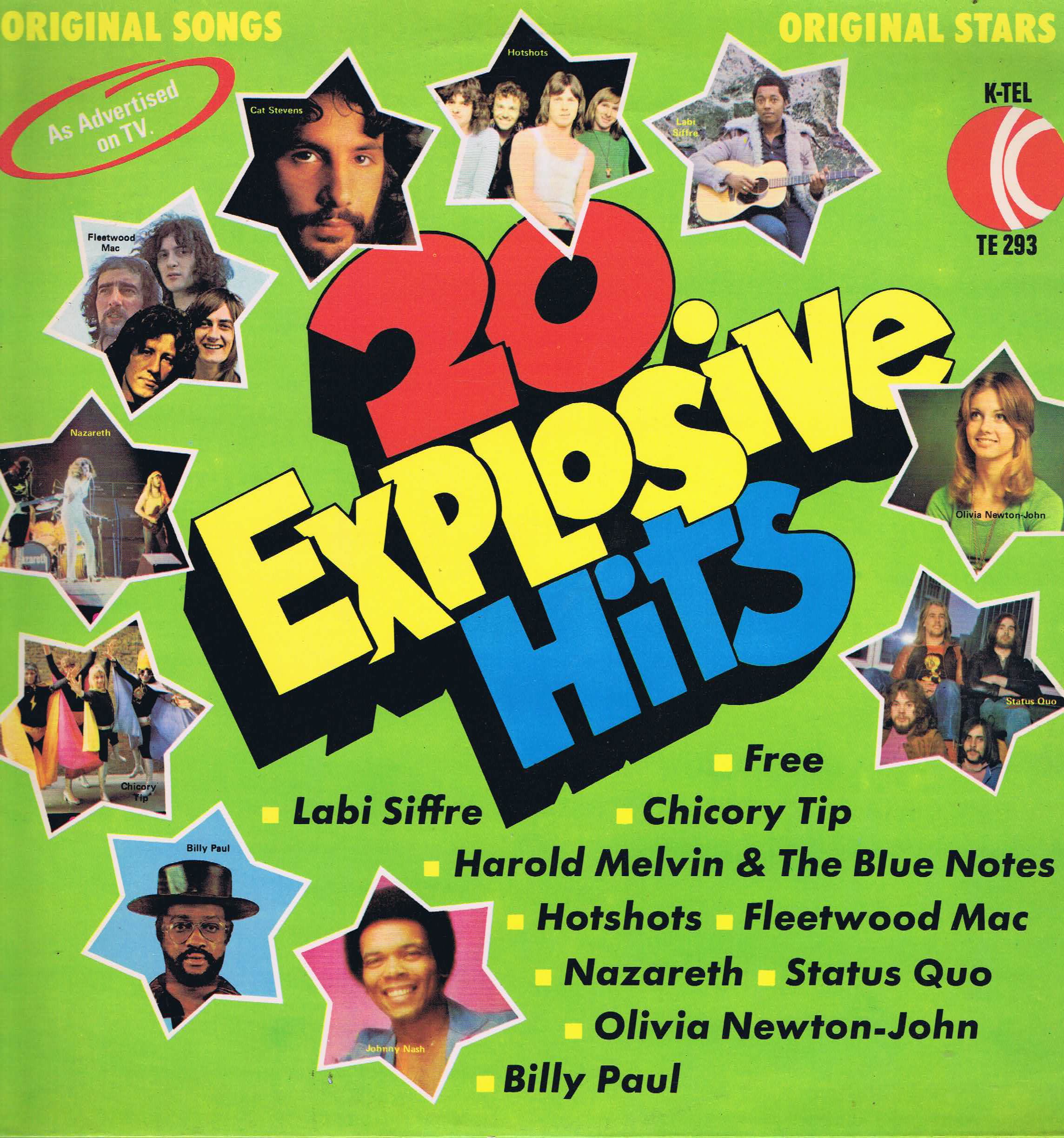 Various Artists - 20 Explosive Hits - K-Tel TE 293 - LP Vinyl Record