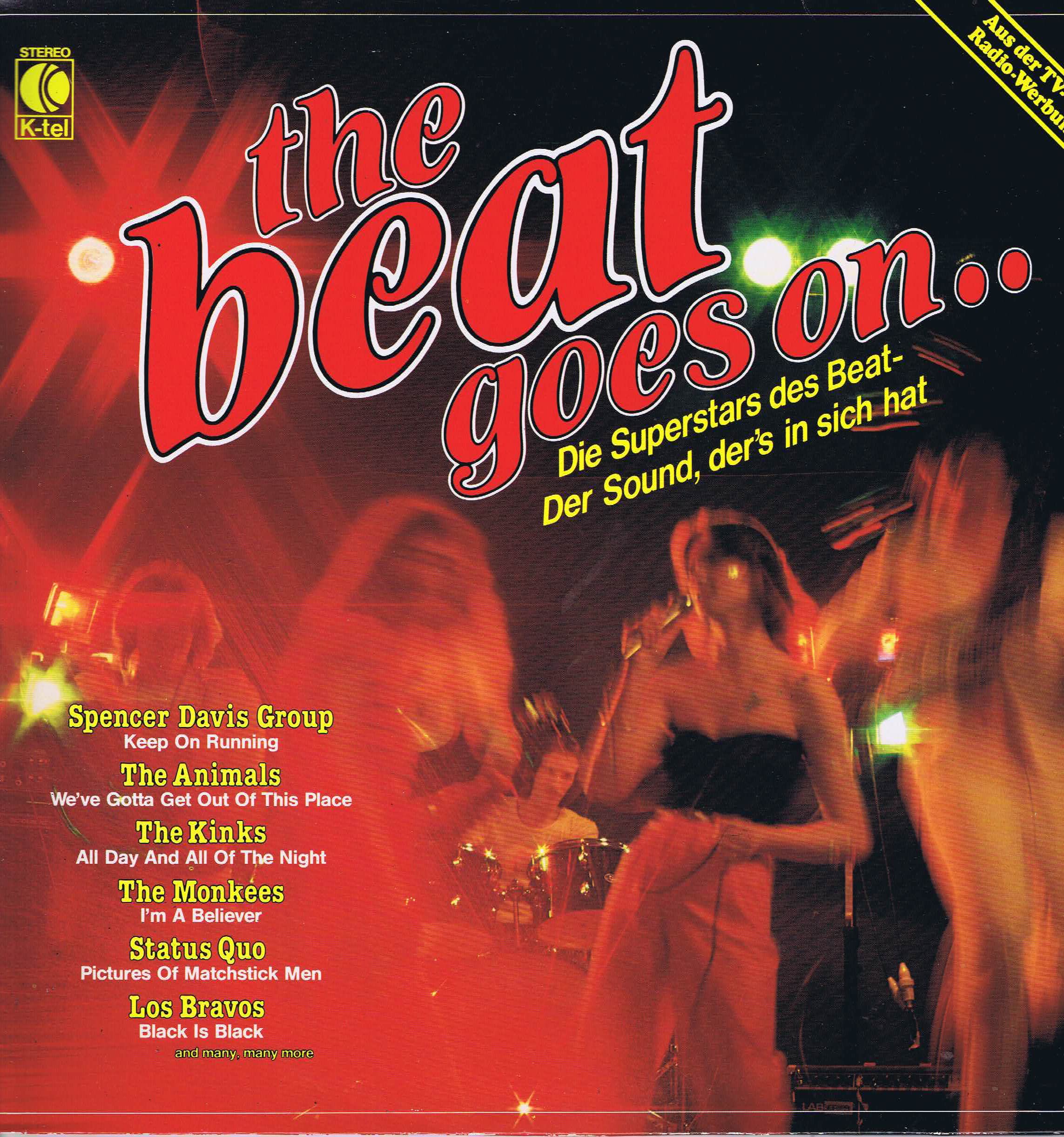 Various – The Beat Goes On.. K-Tel TG 1321 – LP Vinyl Record