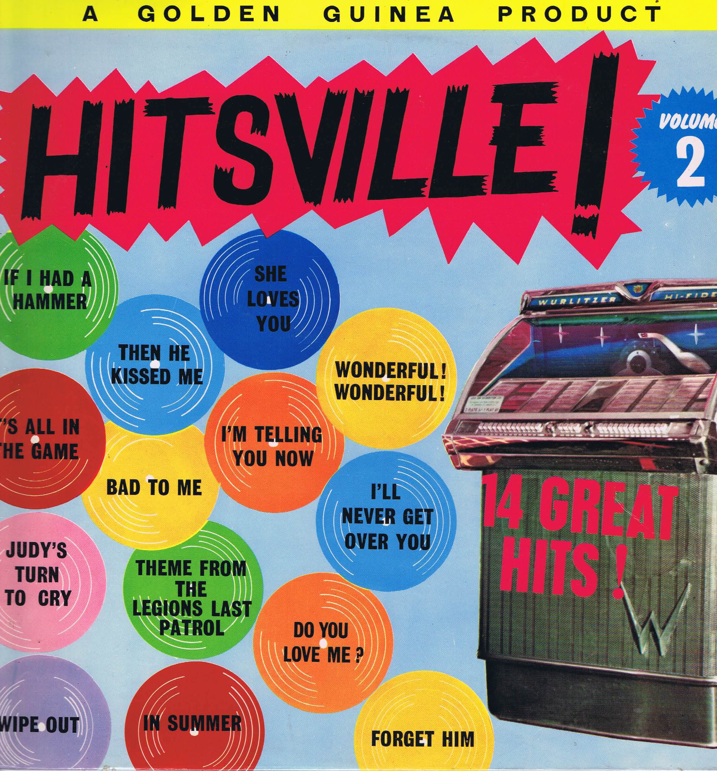 Hitsville! Vol 2 - Pye Golden Guinea - GGL 0233 - LP Vinyl Record