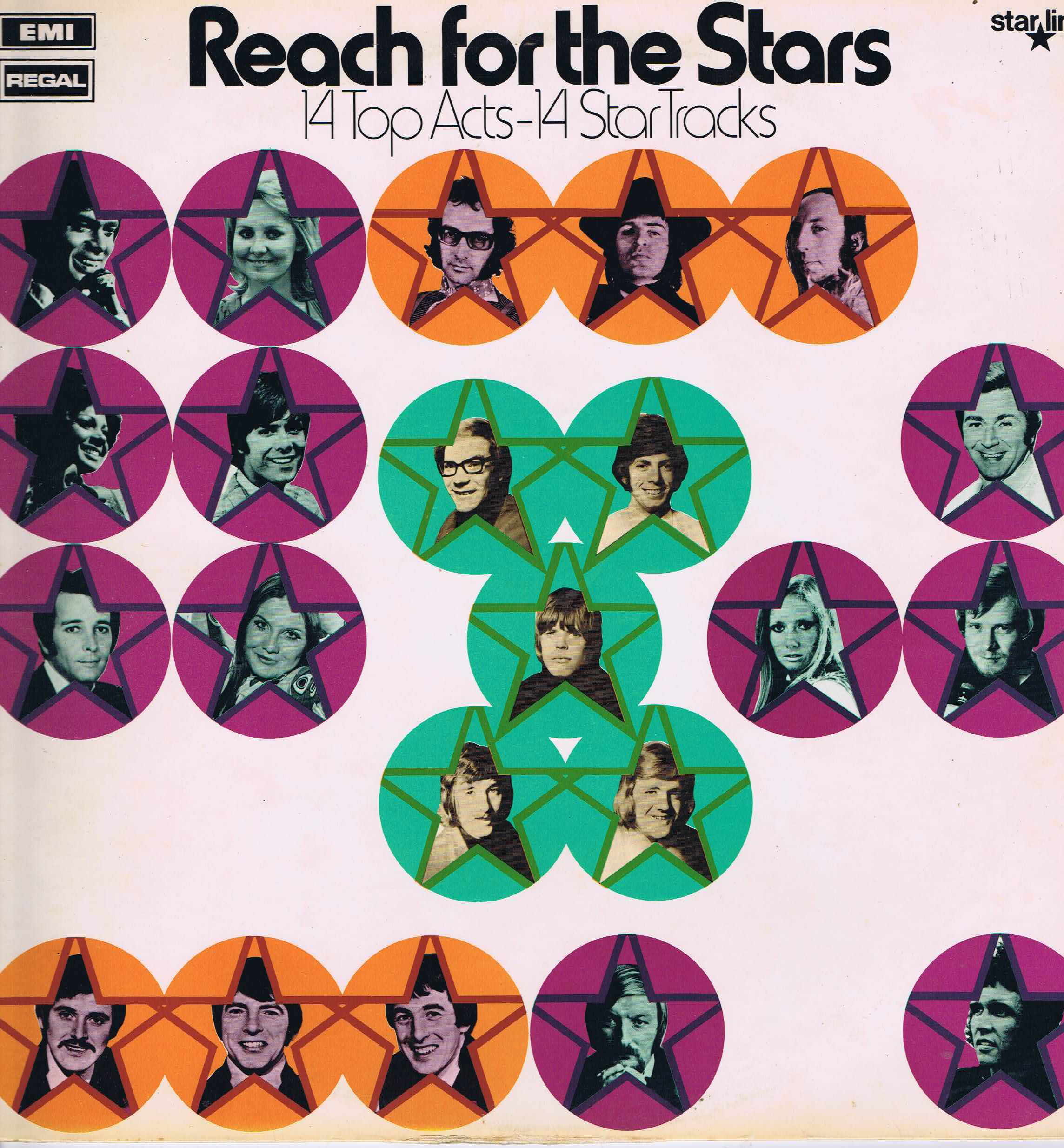 Reach For The Stars - 14 Top Acts - 14 Star Tracks - SRS 5042 - LP Vinyl Record