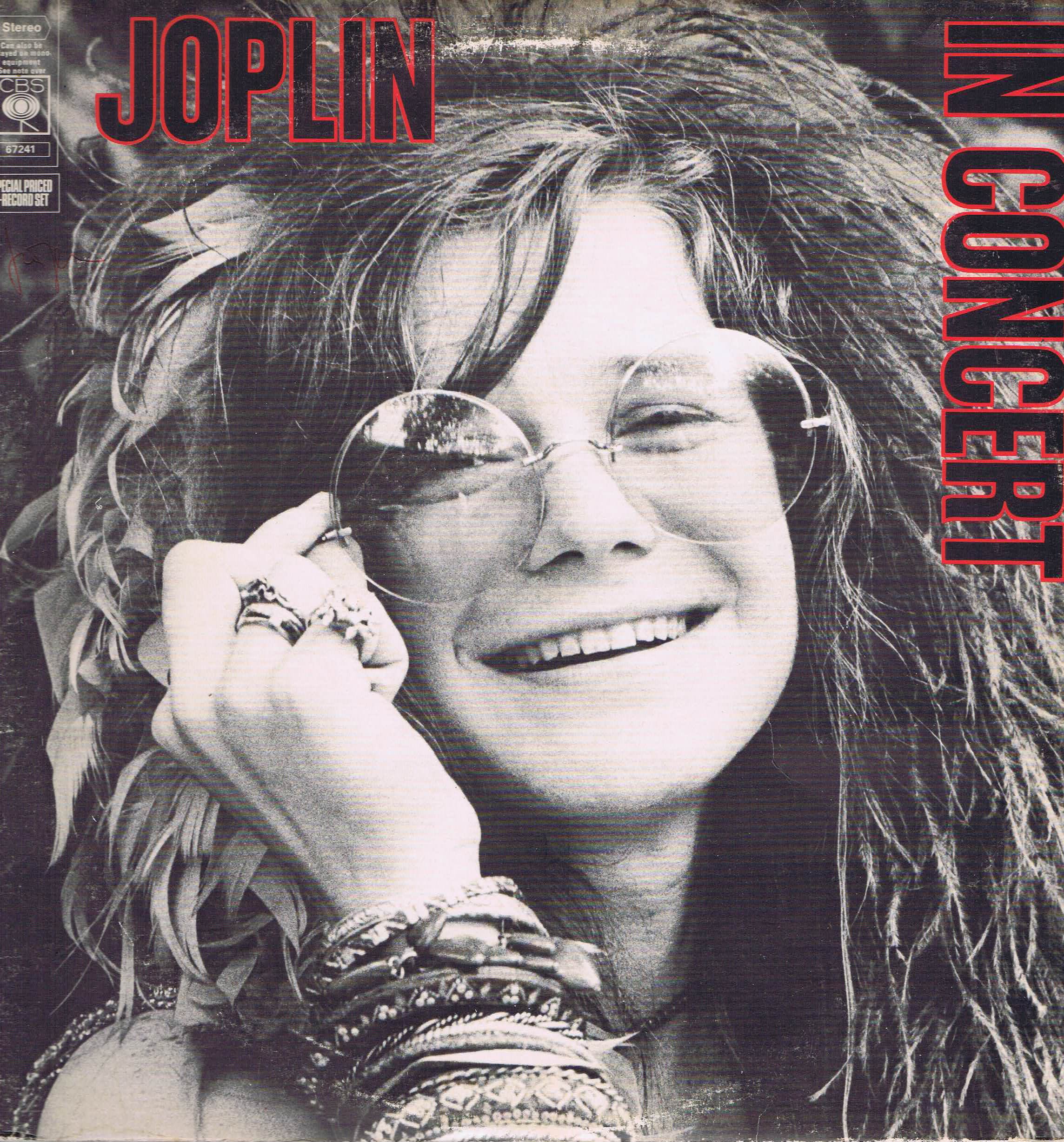 Janis Joplin - Joplin In Concert - CBS 67241 - Double LP Vinyl Record