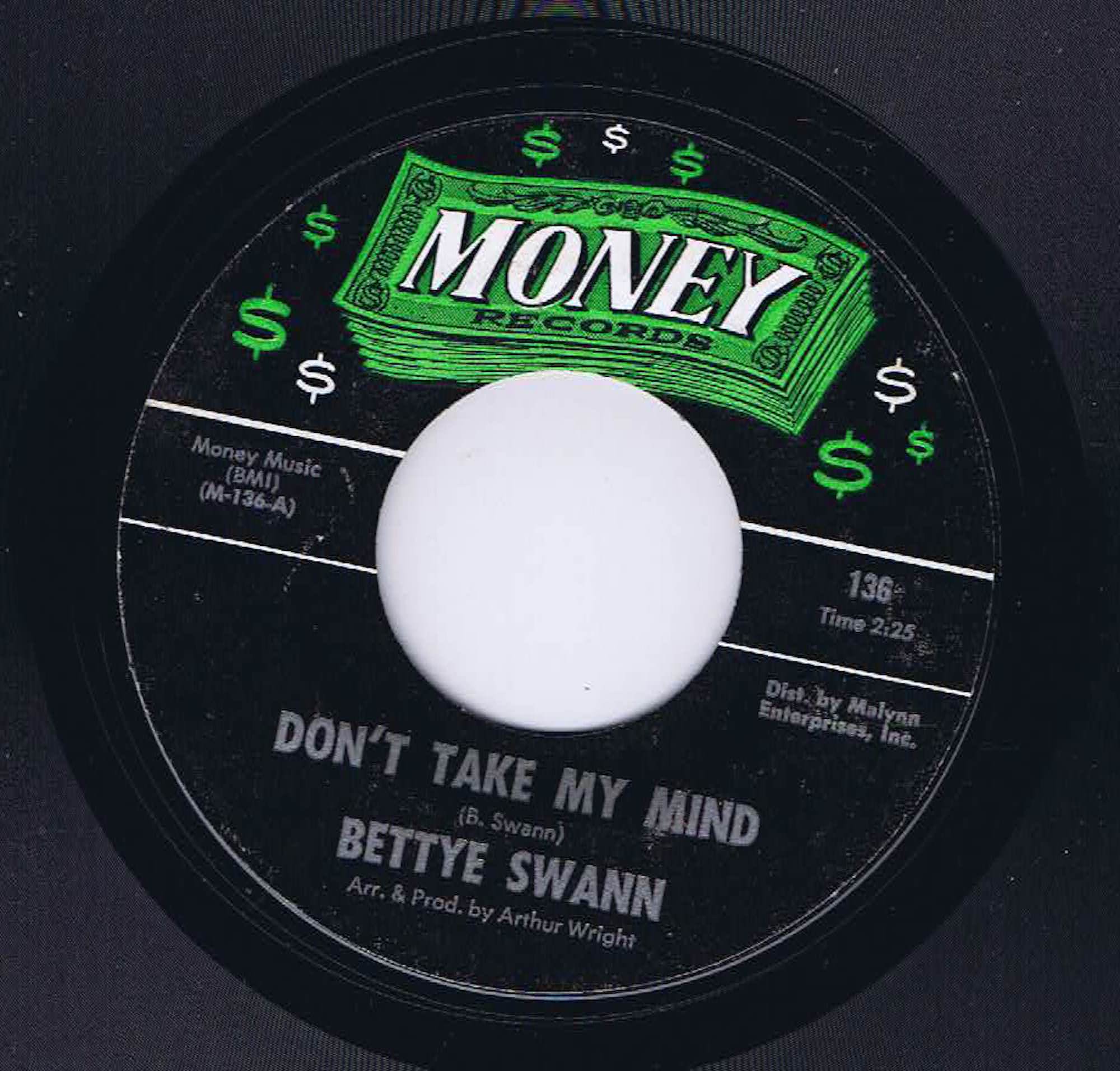 Bettye Swann – I Think I'm Falling In Love - Money Records 136 - 7-inch Vinyl Record