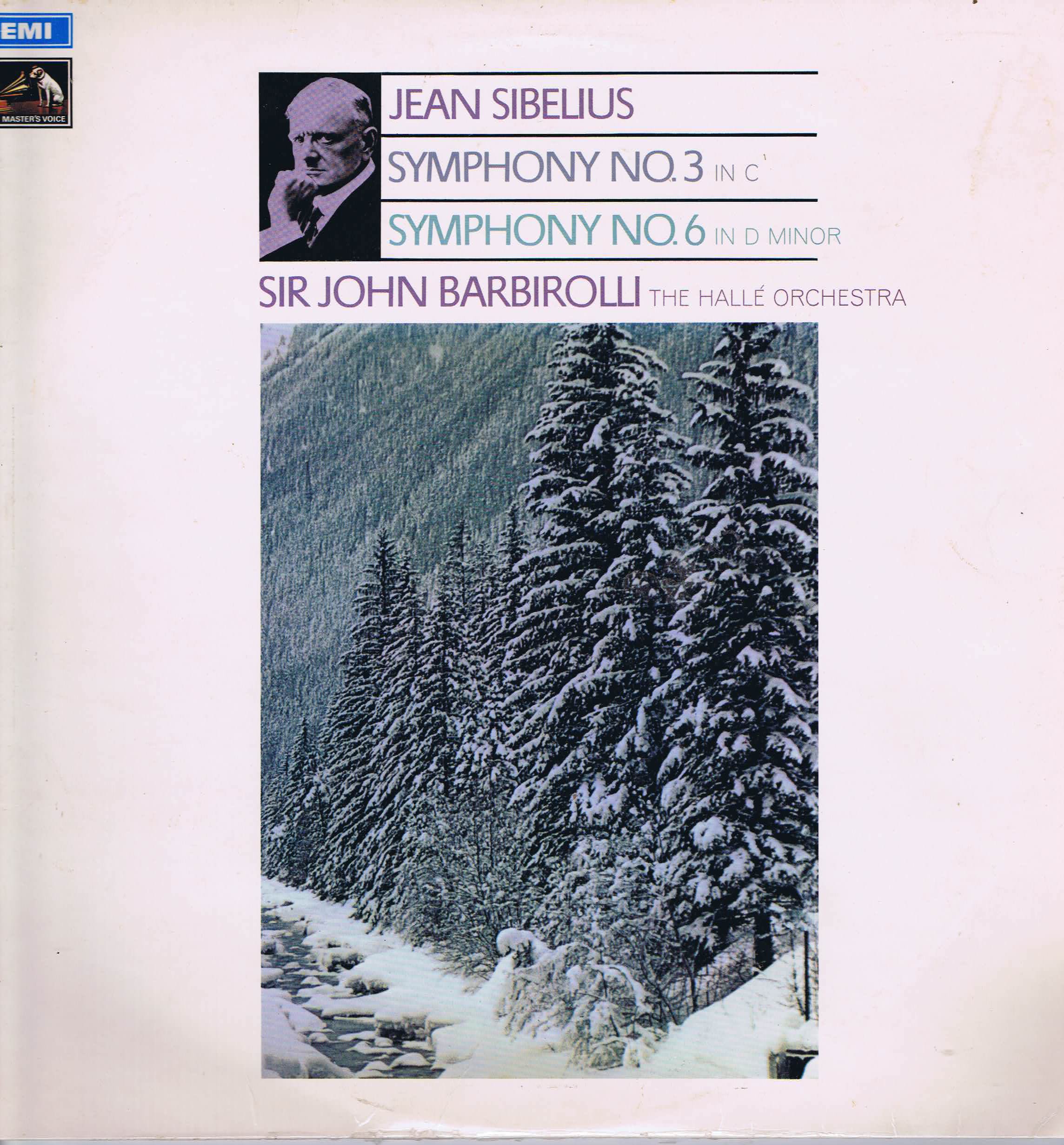 ASD 2648 - Sibelius: Symphony No. 4 & 6 - Halle / Barbirolli - LP Vinyl Record