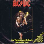 AC/DC ‎– For Those About To Rock (We Salute You) - 7-inch Record