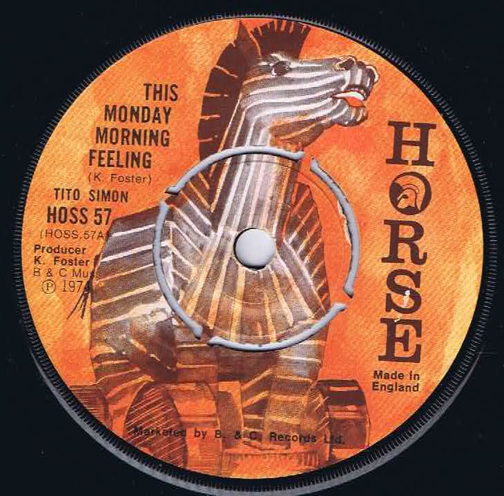 Tito Simon - This Monday Morning Feeling – HOSS 57 - 7-inch Vinyl Record