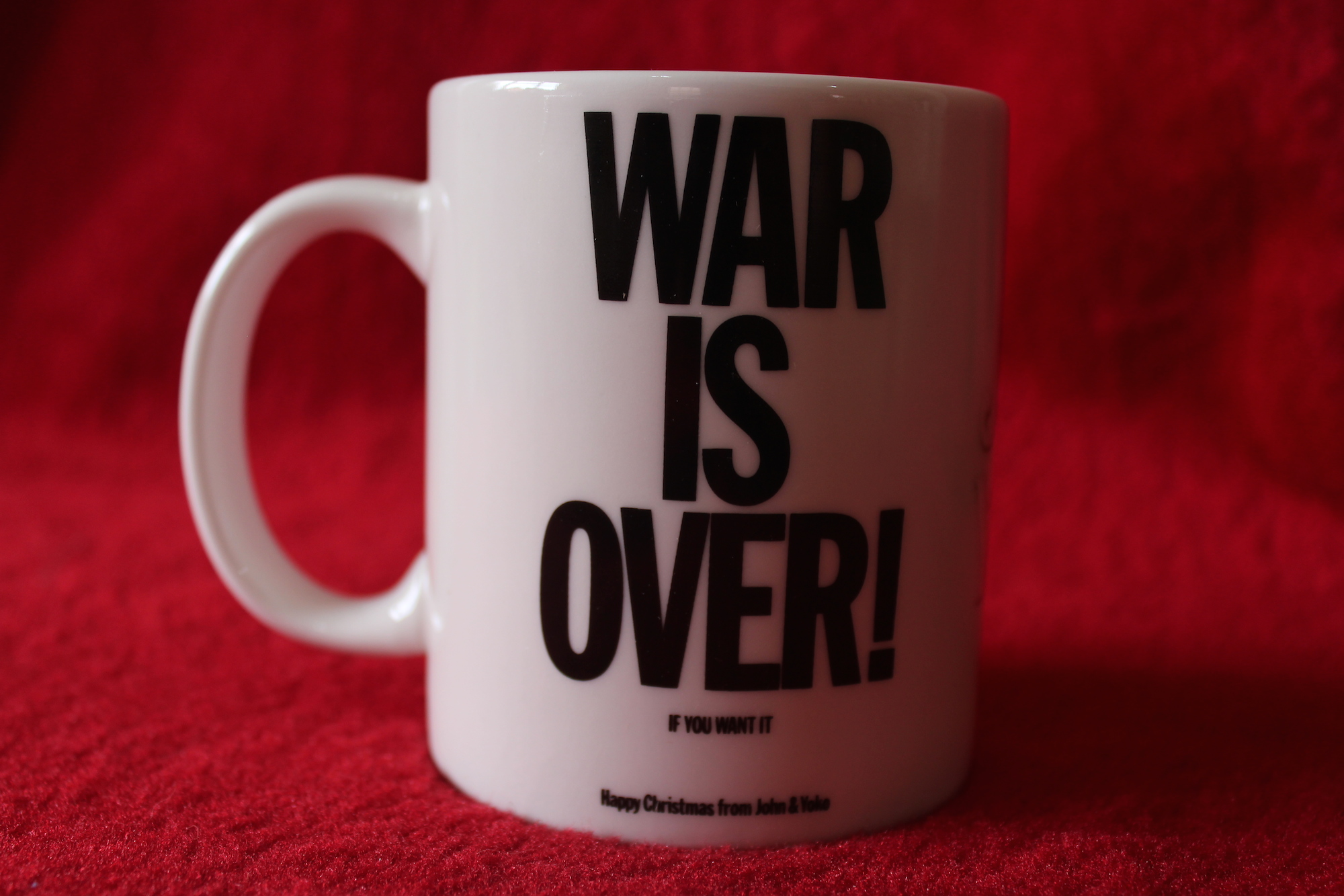 John Lennon "War Is Over" Licensed Boxed Ceramic Gift Mug