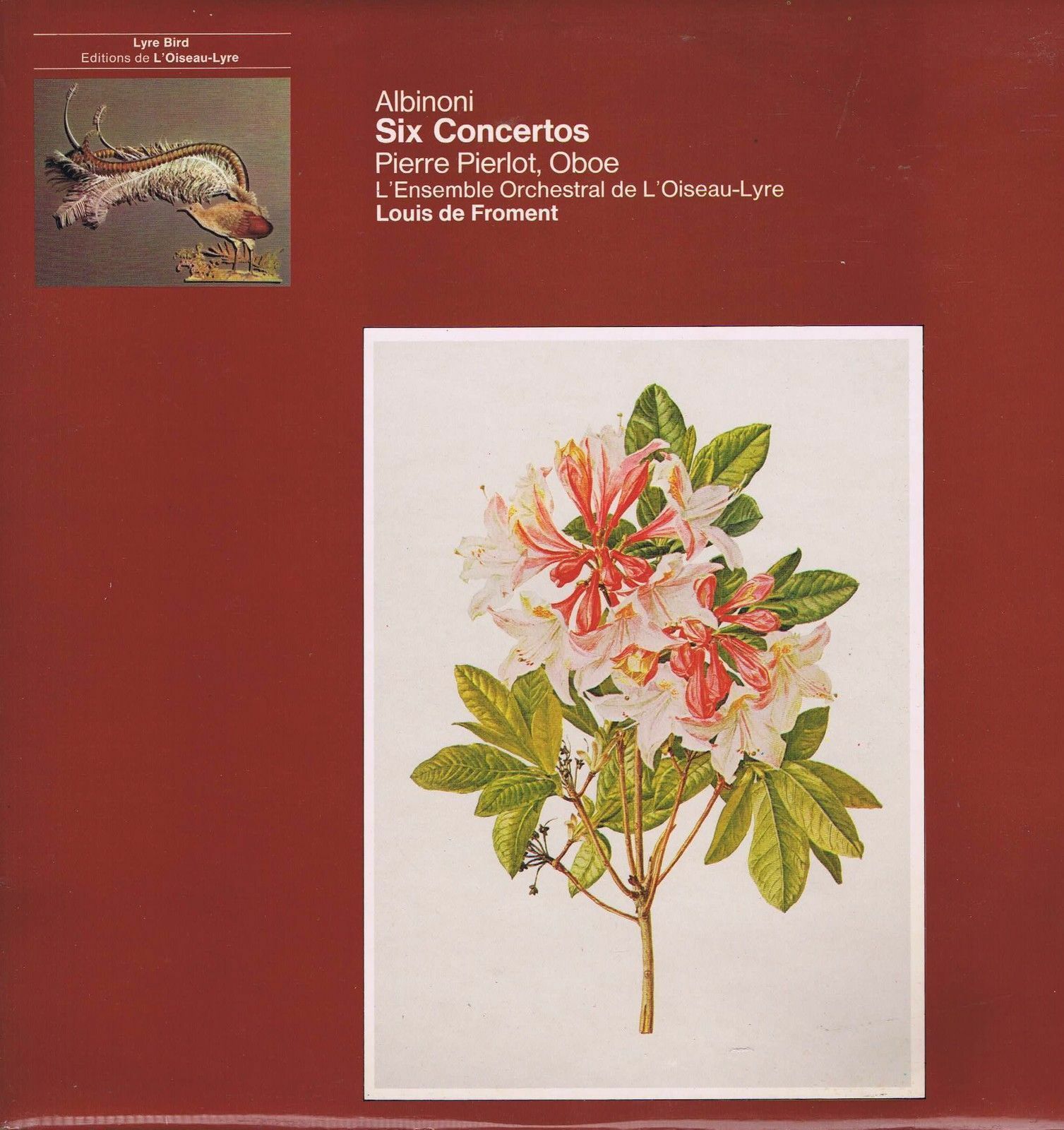 Albinoni – Six Concertos – Lyre Bird OLS 120 – LP Vinyl Record