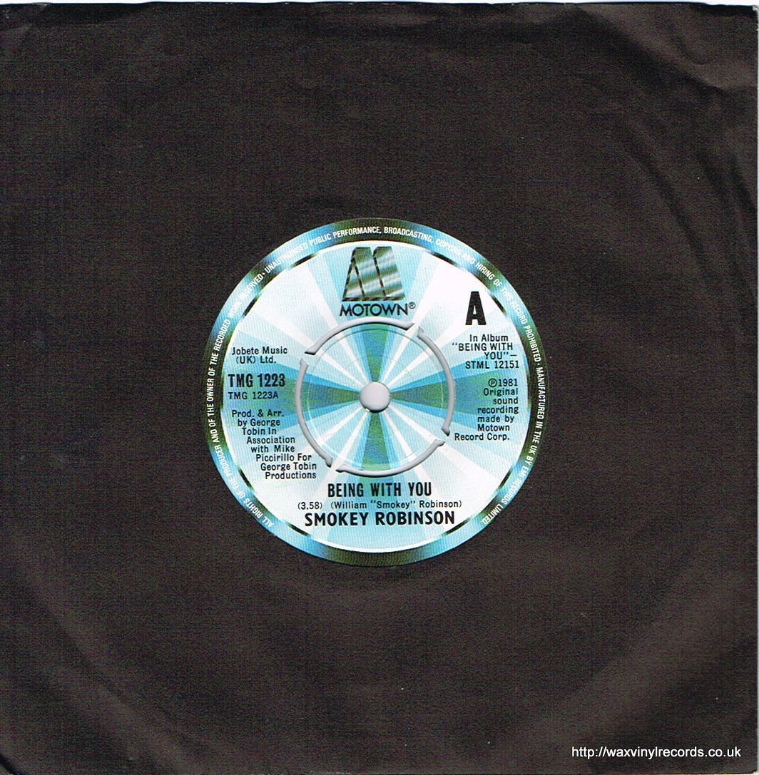 Smokey Robinson – Being With You – 7-inch Vinyl Record